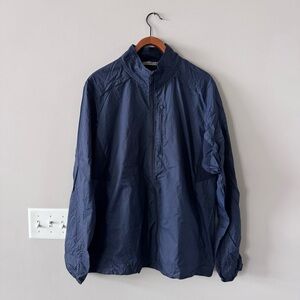 Smartwool Navy Lightweight Windbreaker Jacket - Casual Zip Front